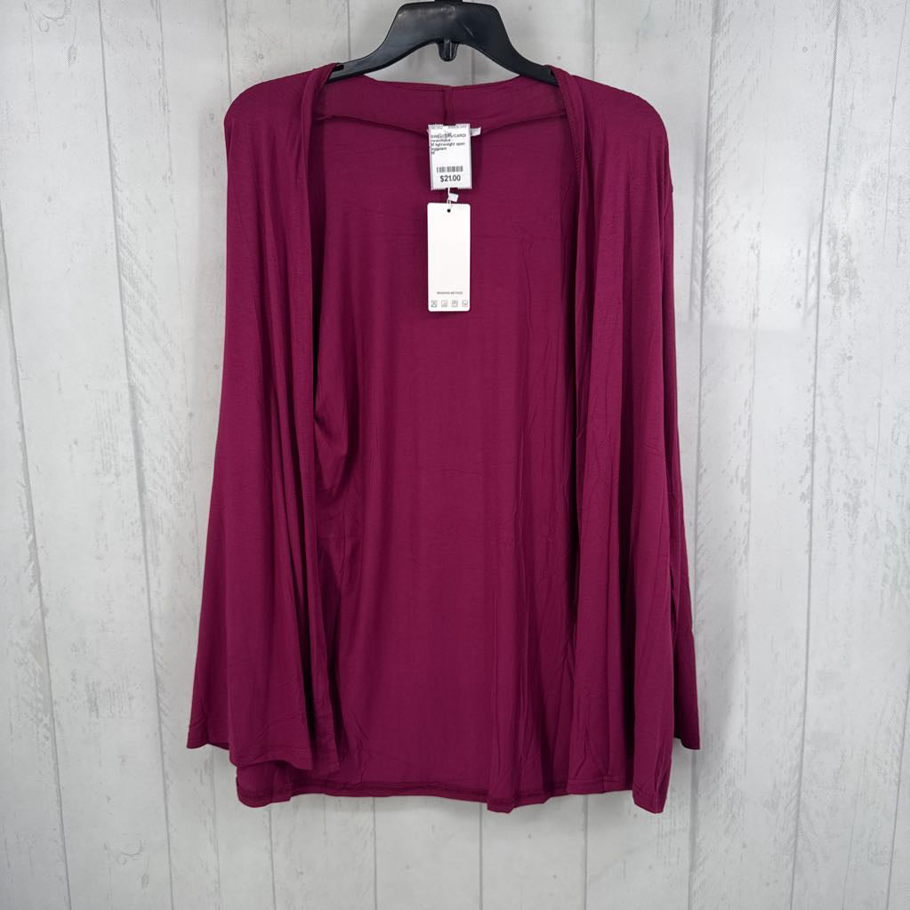 M lightweight open front cardi
