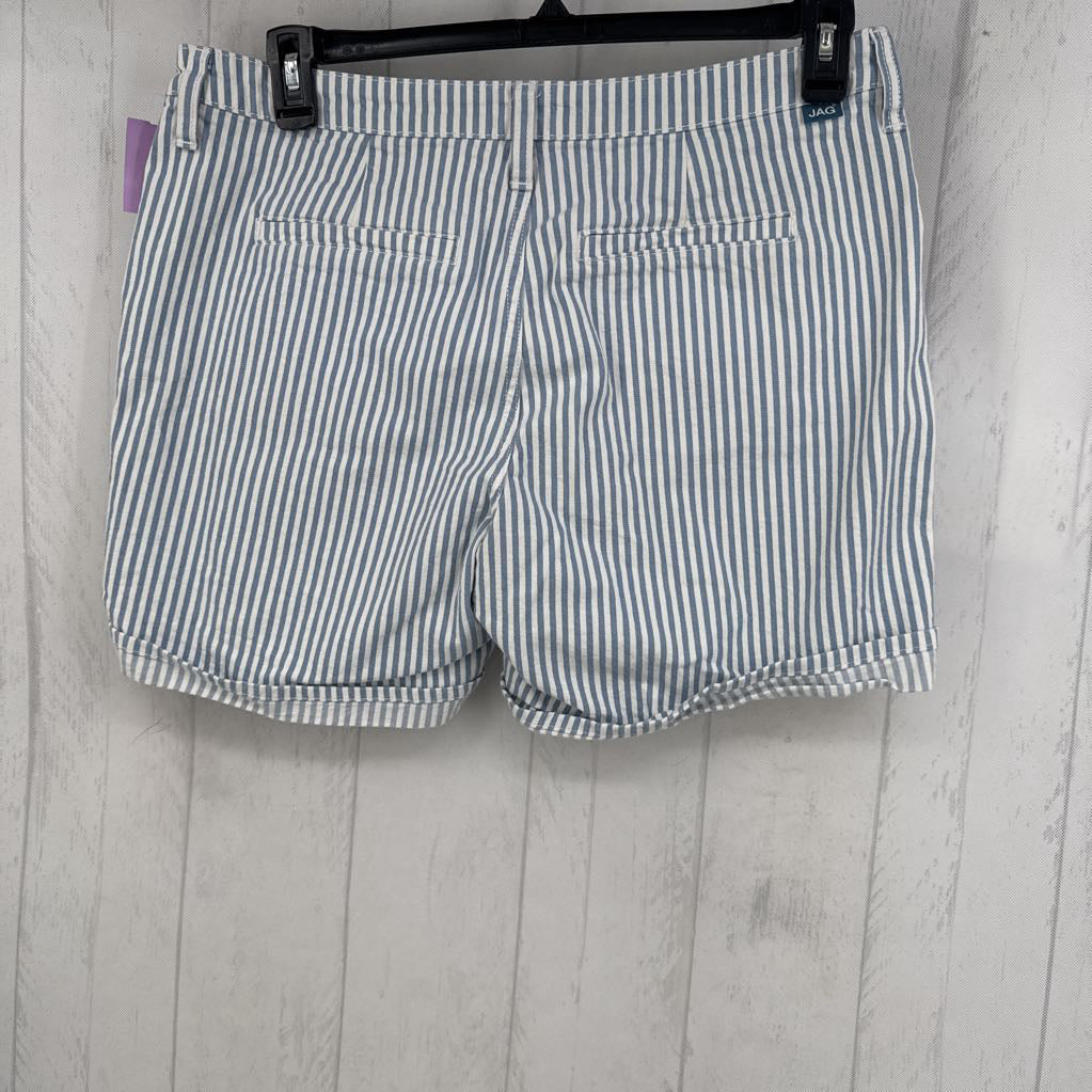 10 denim striped shorts