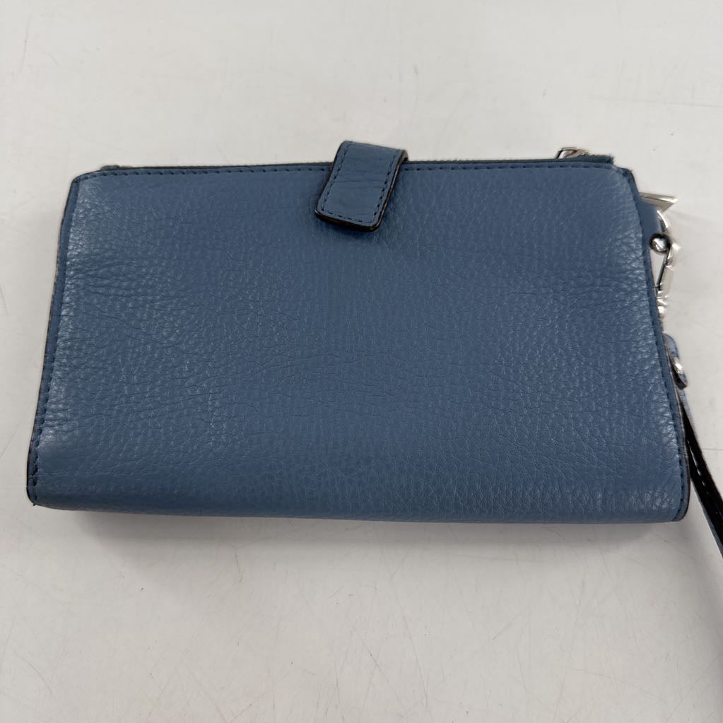 pebbled bi-fold wallet/wristlet