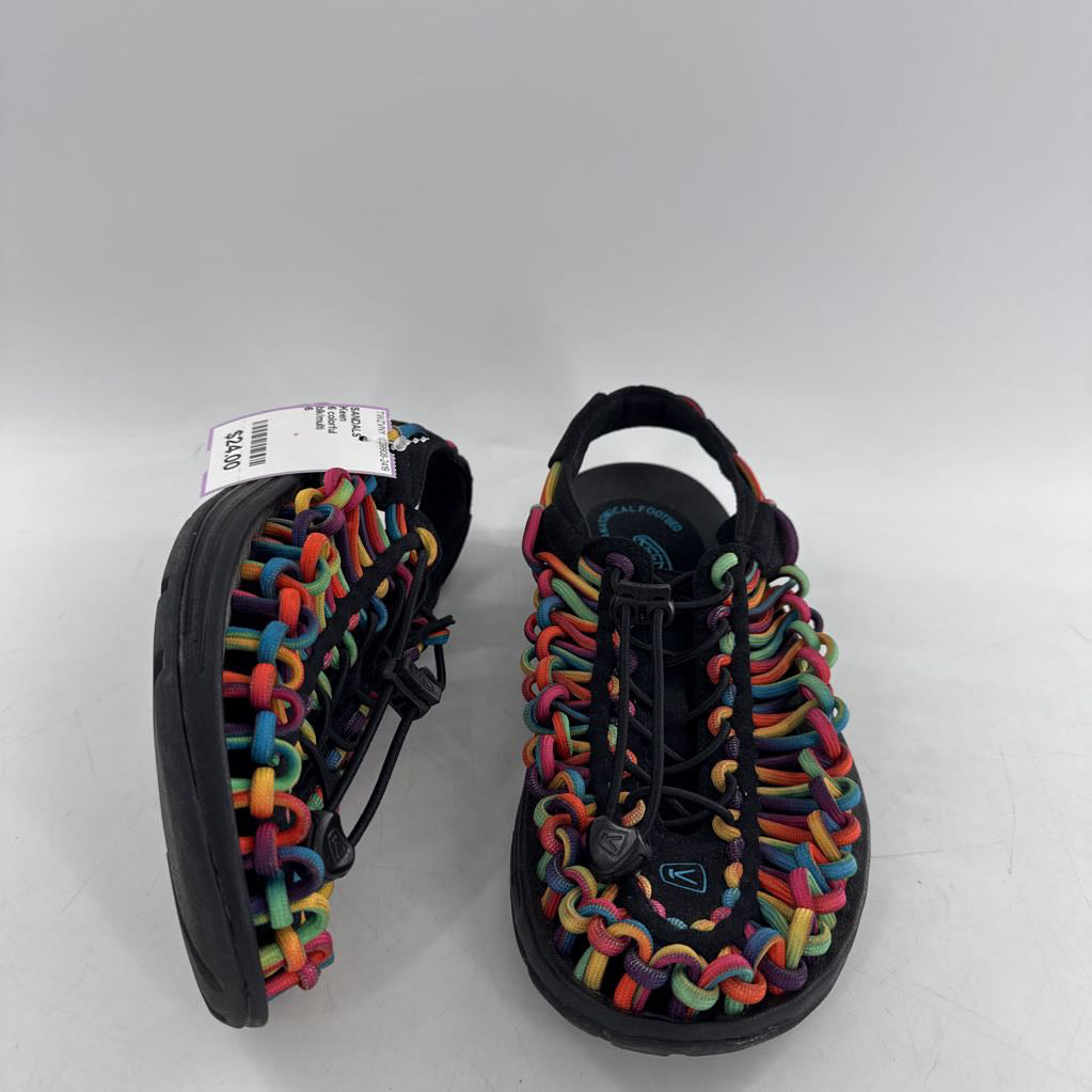 6 colorful drawstring sandal