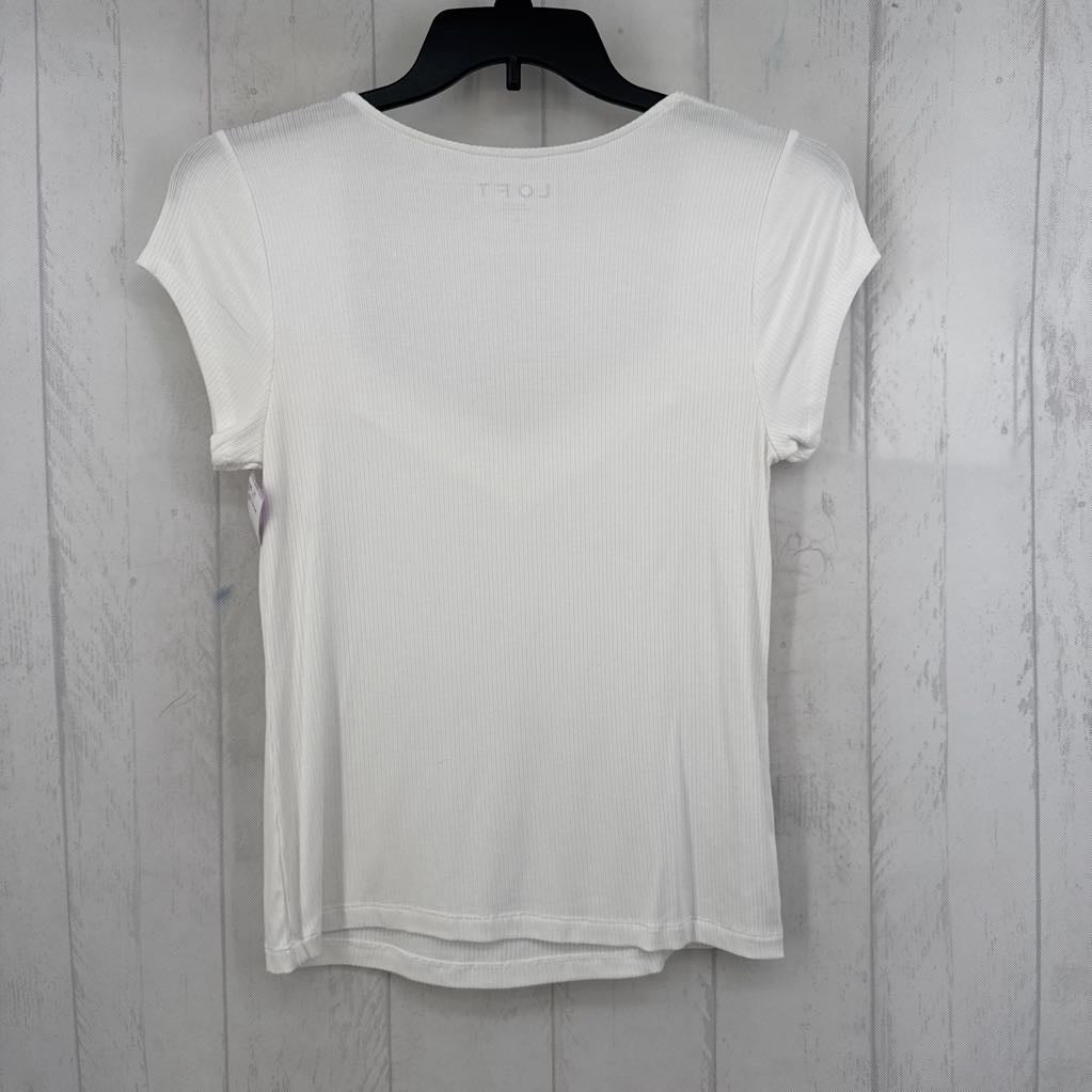 L ribbed s/s tee