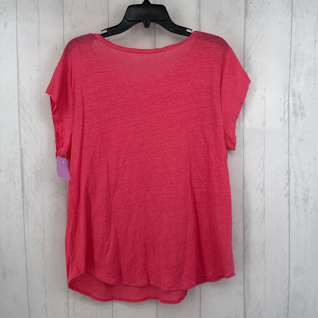 XL linen s/s tee