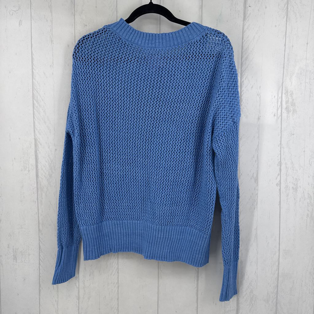 XL crochet crewneck sweater