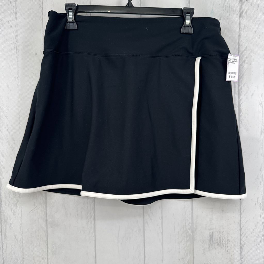 XL stretch knit skort
