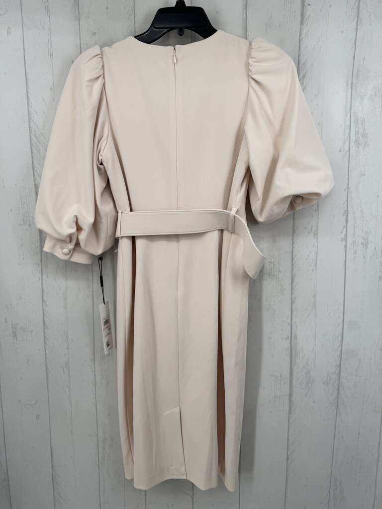 R90 10 belted 3/4 slv sheath dress
