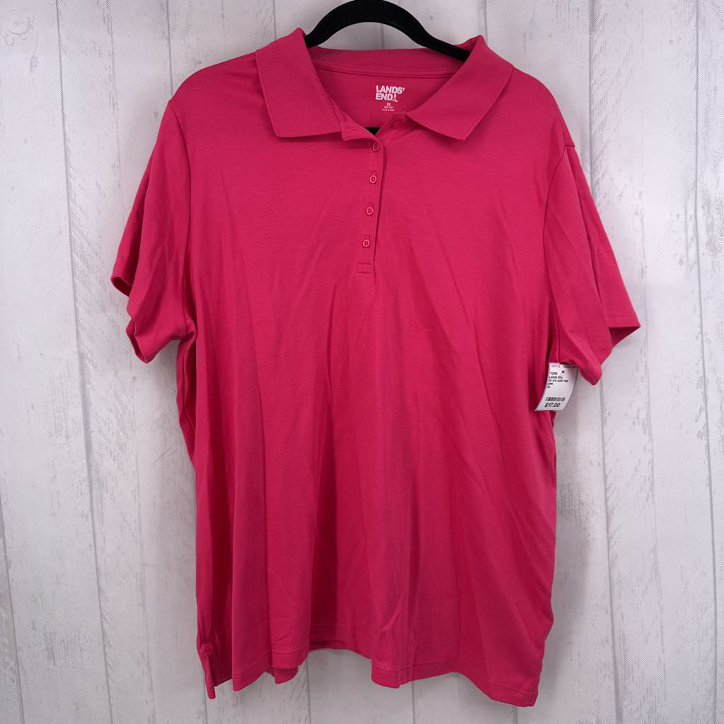 2x s/s polo top