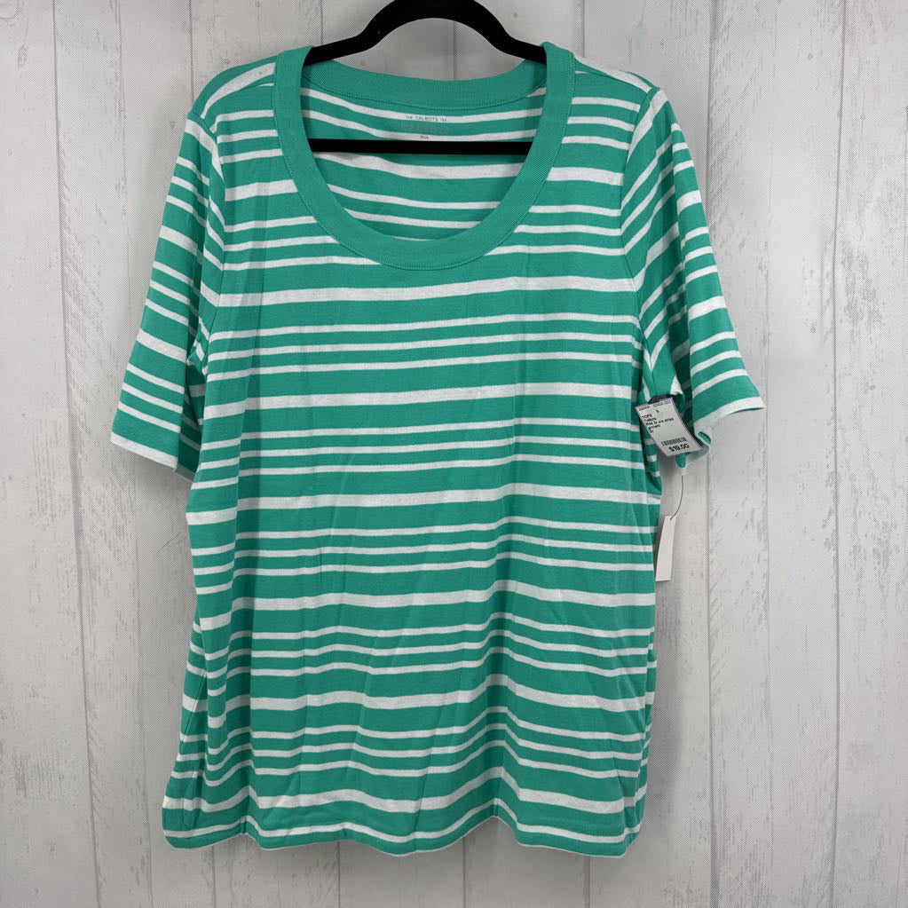 R44 2x s/s stripe top