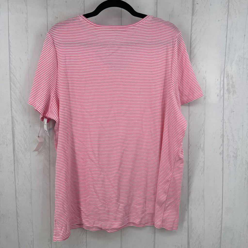 R44 2x s/s v-neck top