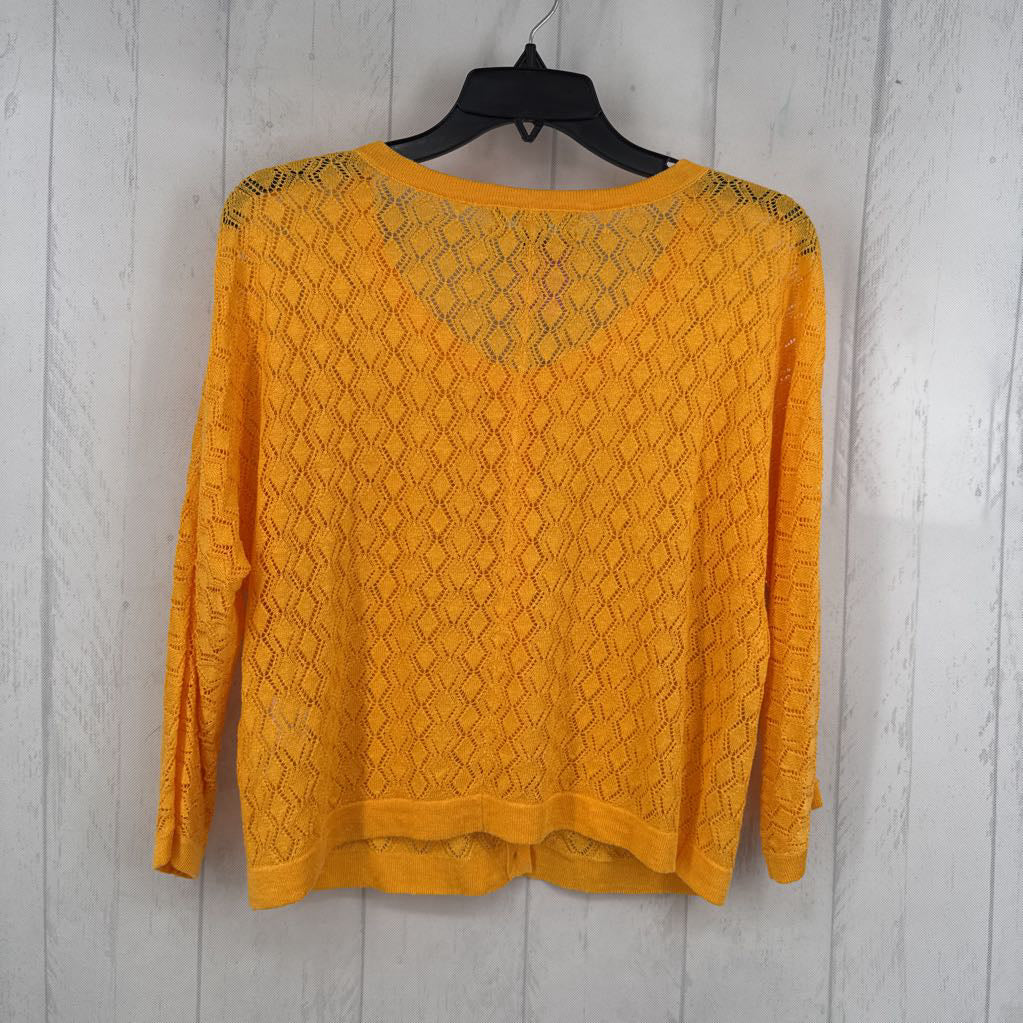 M elbow slv button cardigan