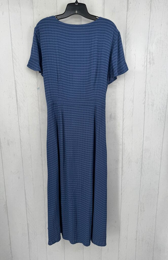 R100 14 s/s button maxi shirt dress