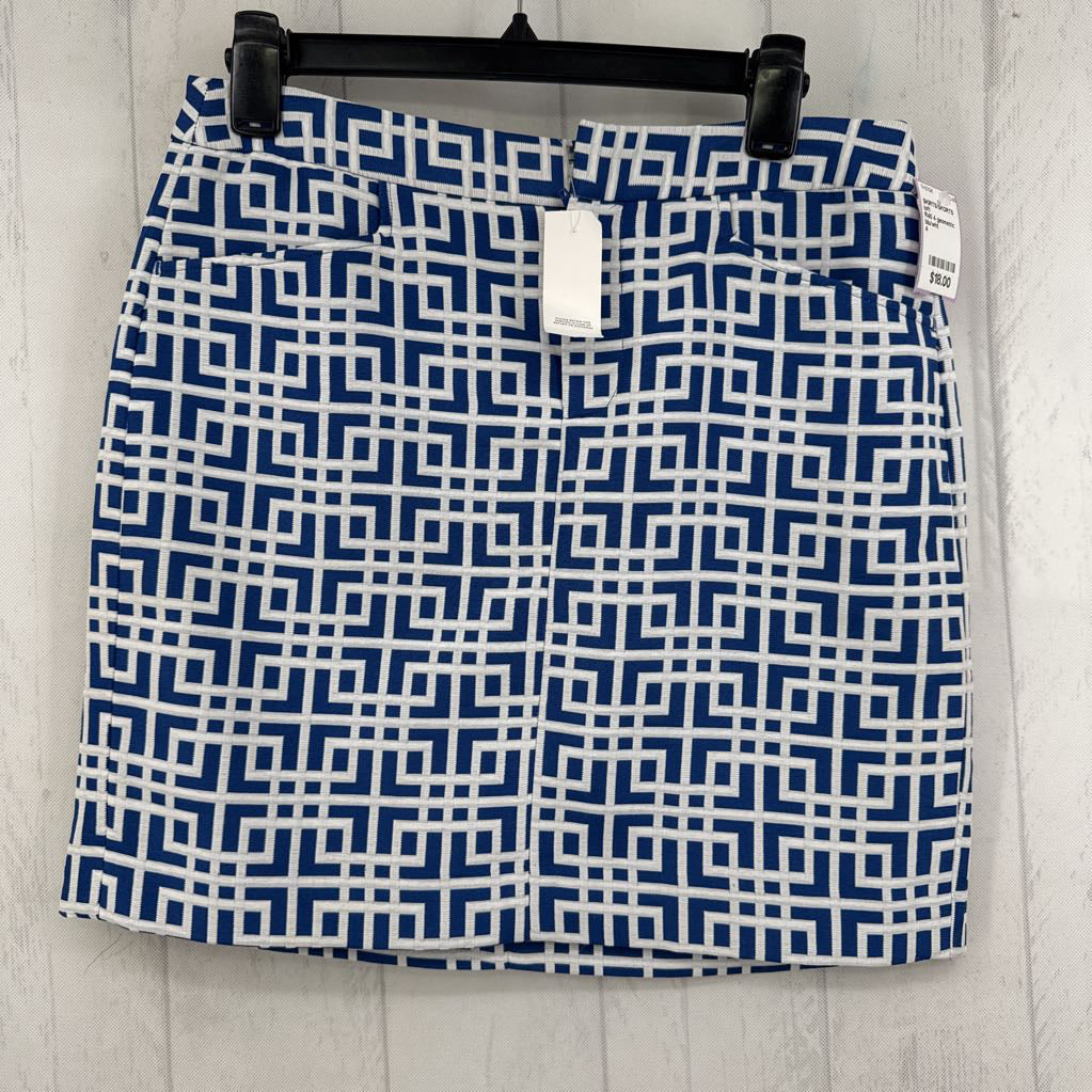 R40 4 geometric greek key pattern skirt