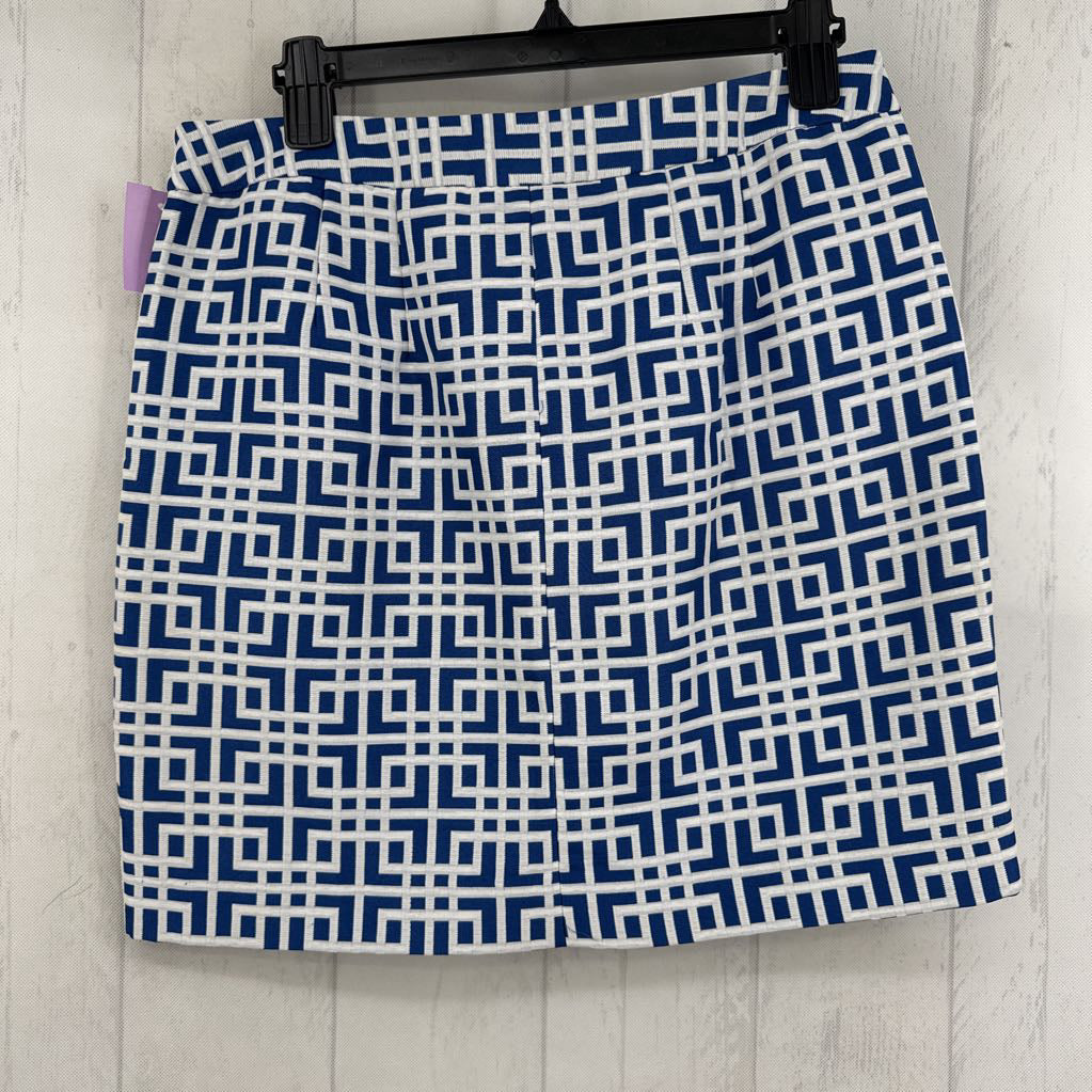 R40 4 geometric greek key pattern skirt