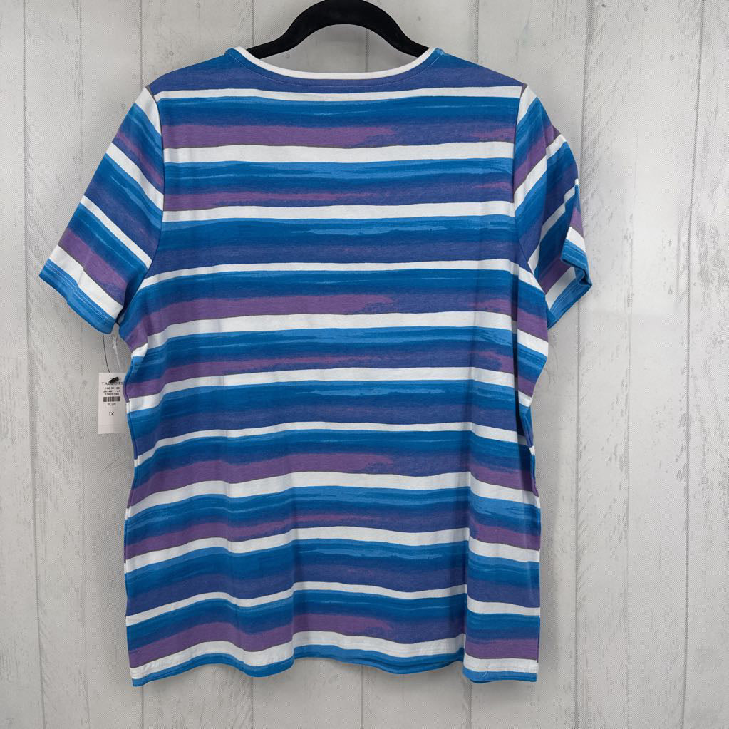 1x s/s stripe top