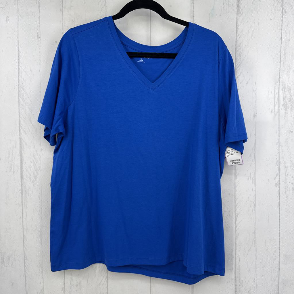 1x s/s v-neck top
