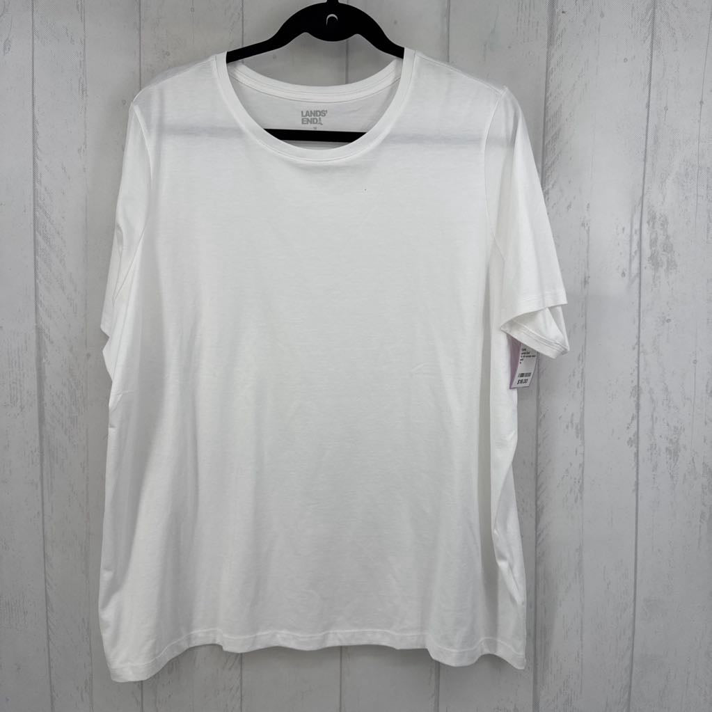 1x s/s scoop neck top