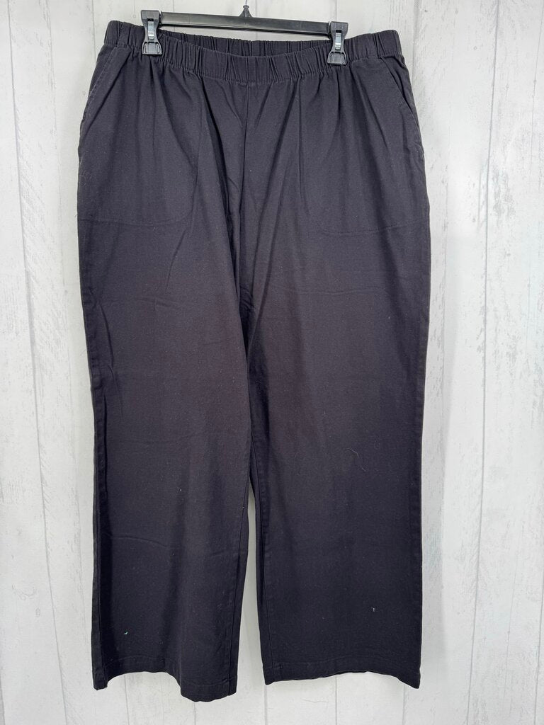 22w pull-on wide leg pant