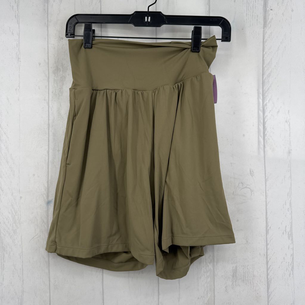M hi-rise pull on shorts