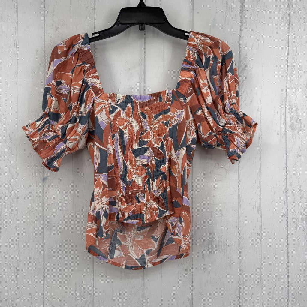 S flo print s.s top