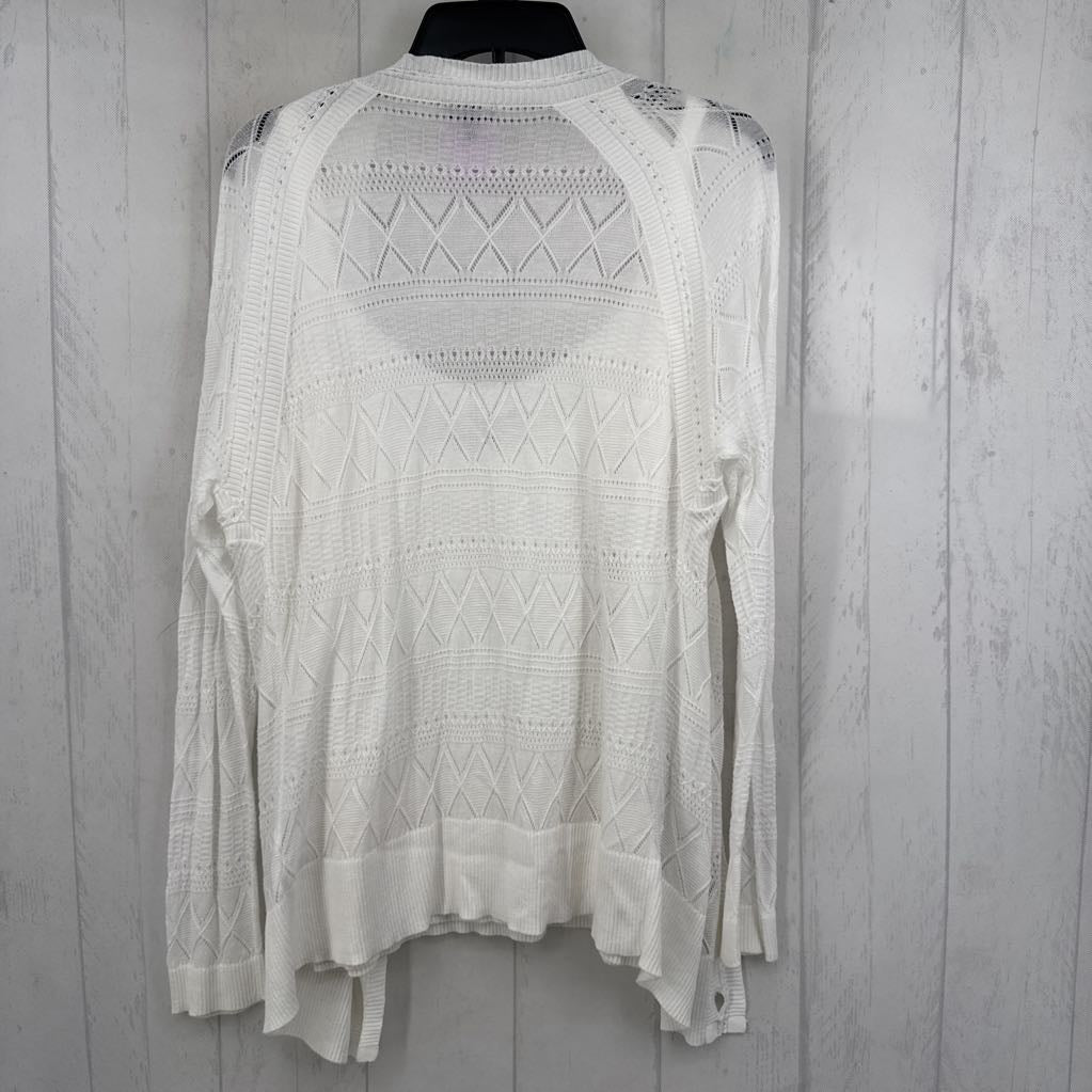 L 2pc crochet cami & cardi set