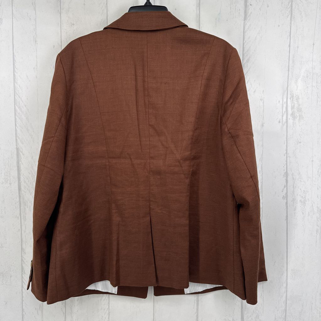 14 linen blend blazer