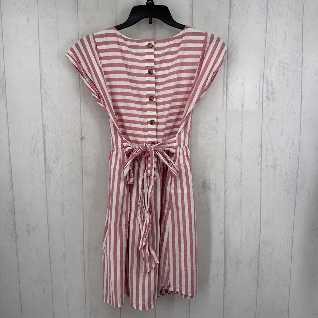 M striped s/s dress