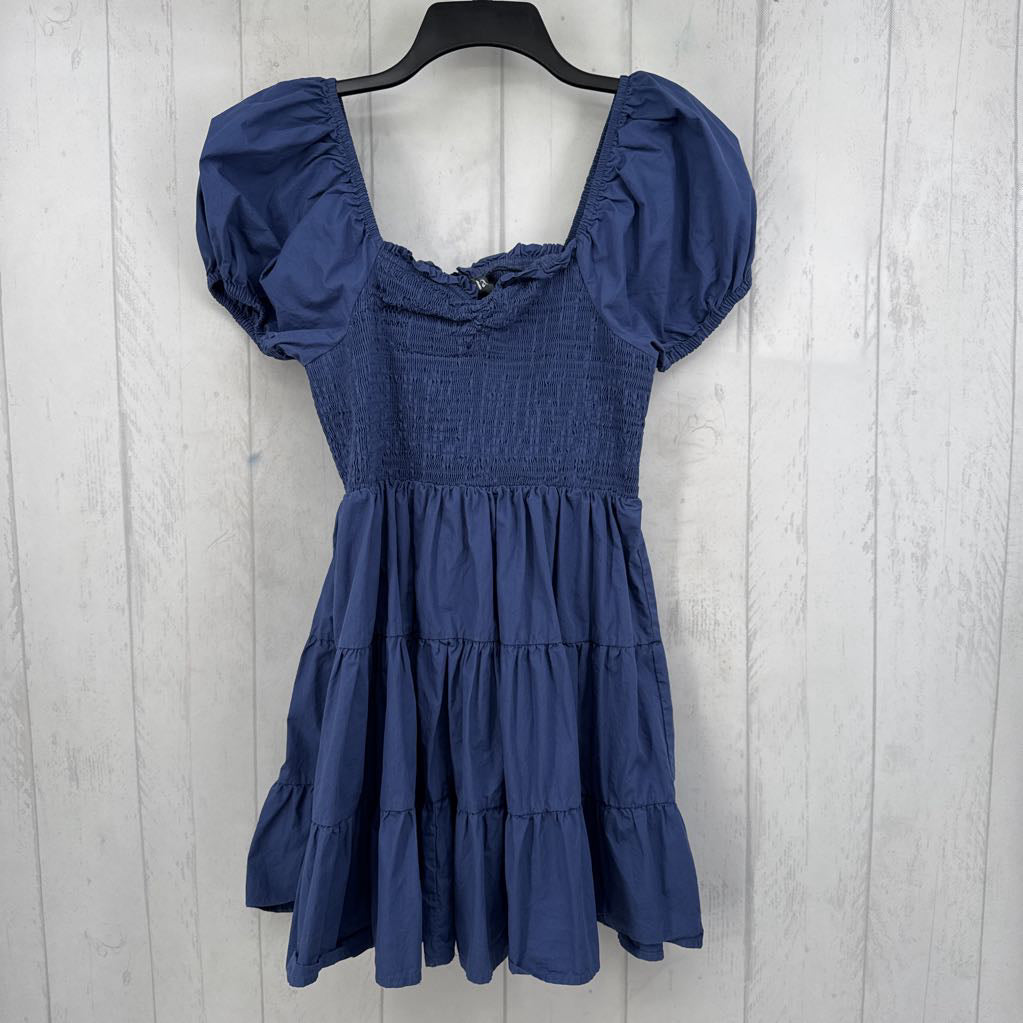 XL smocked tiered s/s dress