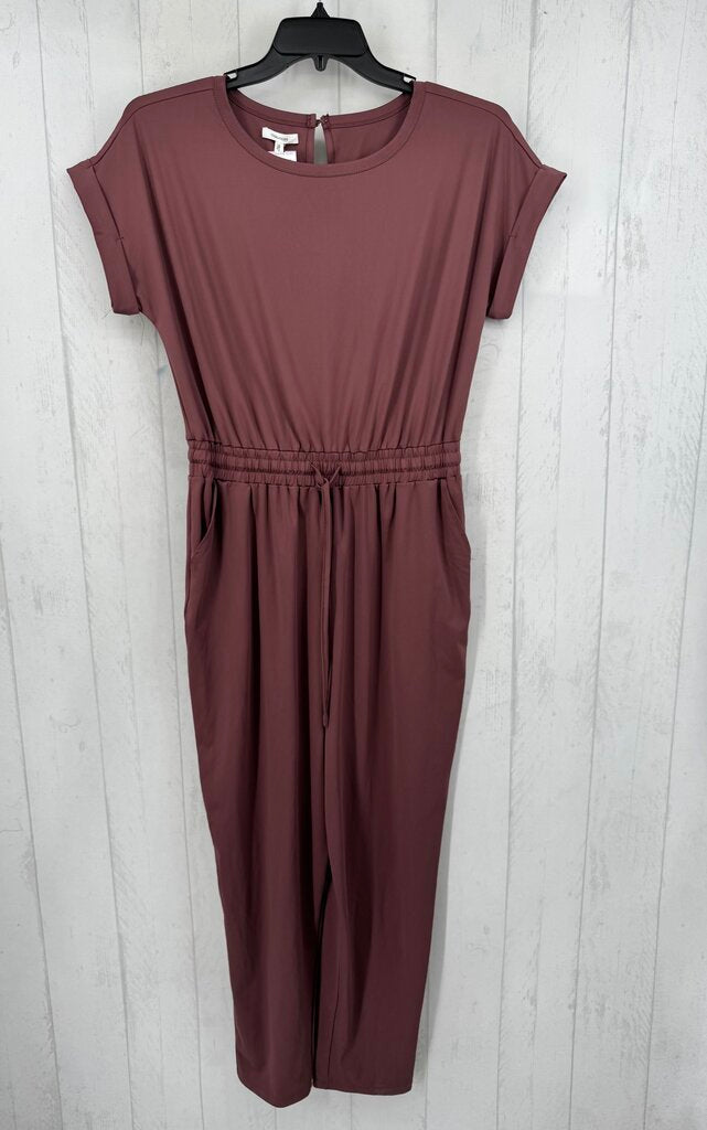 M drawstring waist s/s jumpsuit
