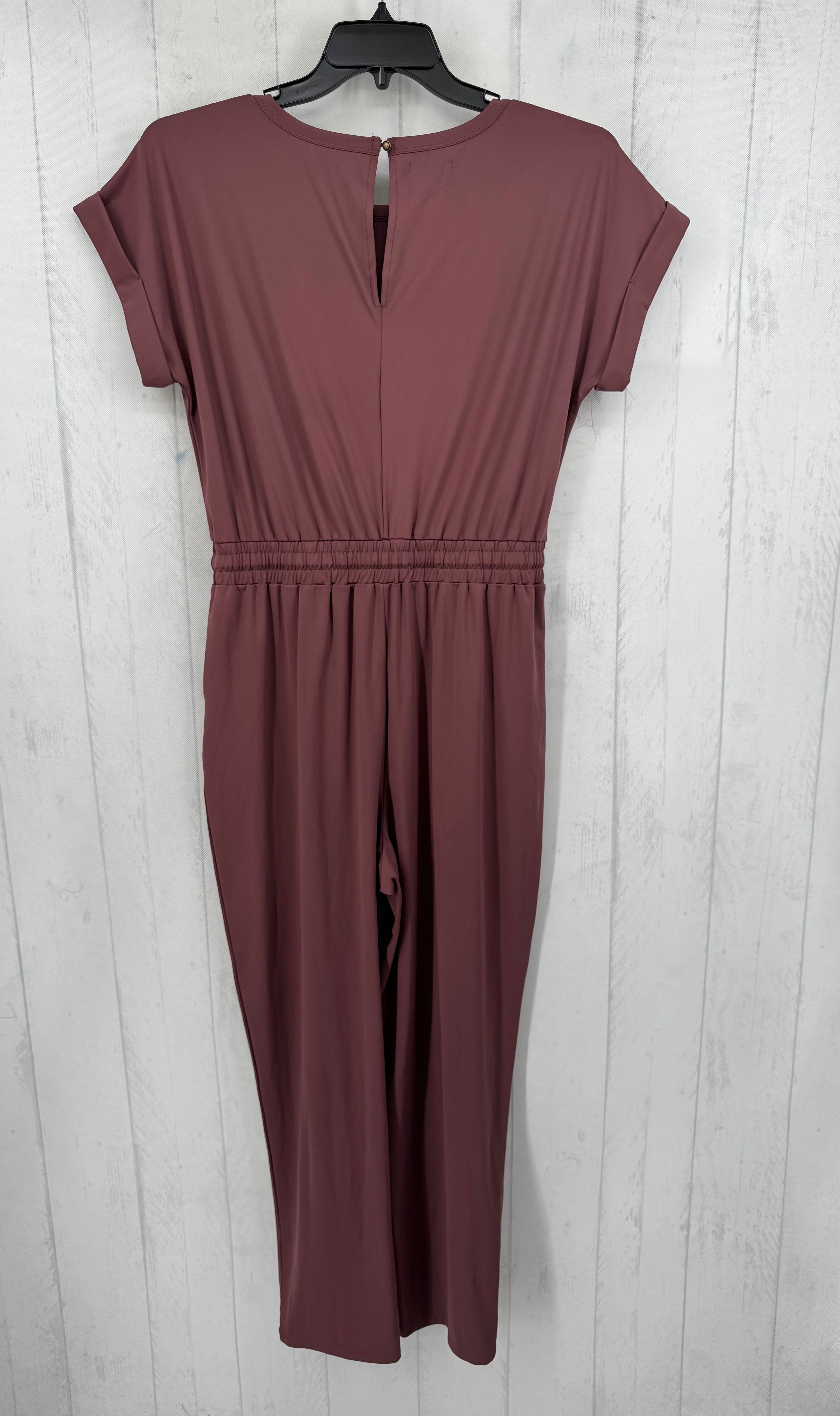 M drawstring waist s/s jumpsuit