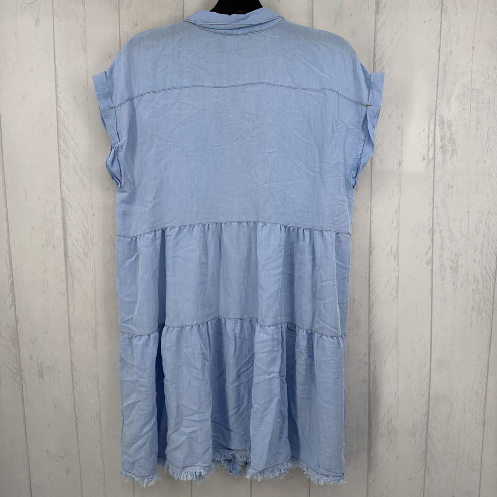 M button down chambray s/s dress
