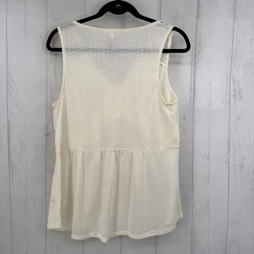 L crochet v-neck tank