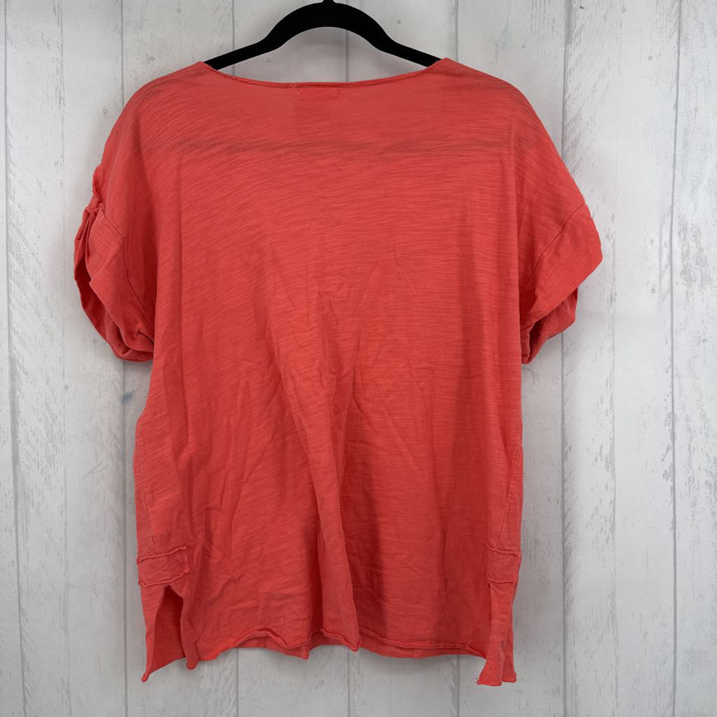 S split neck s/s tee