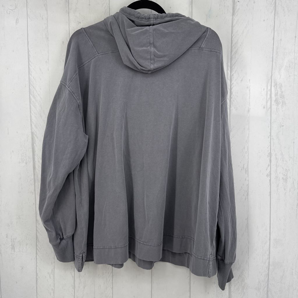 M hooded l/s tee