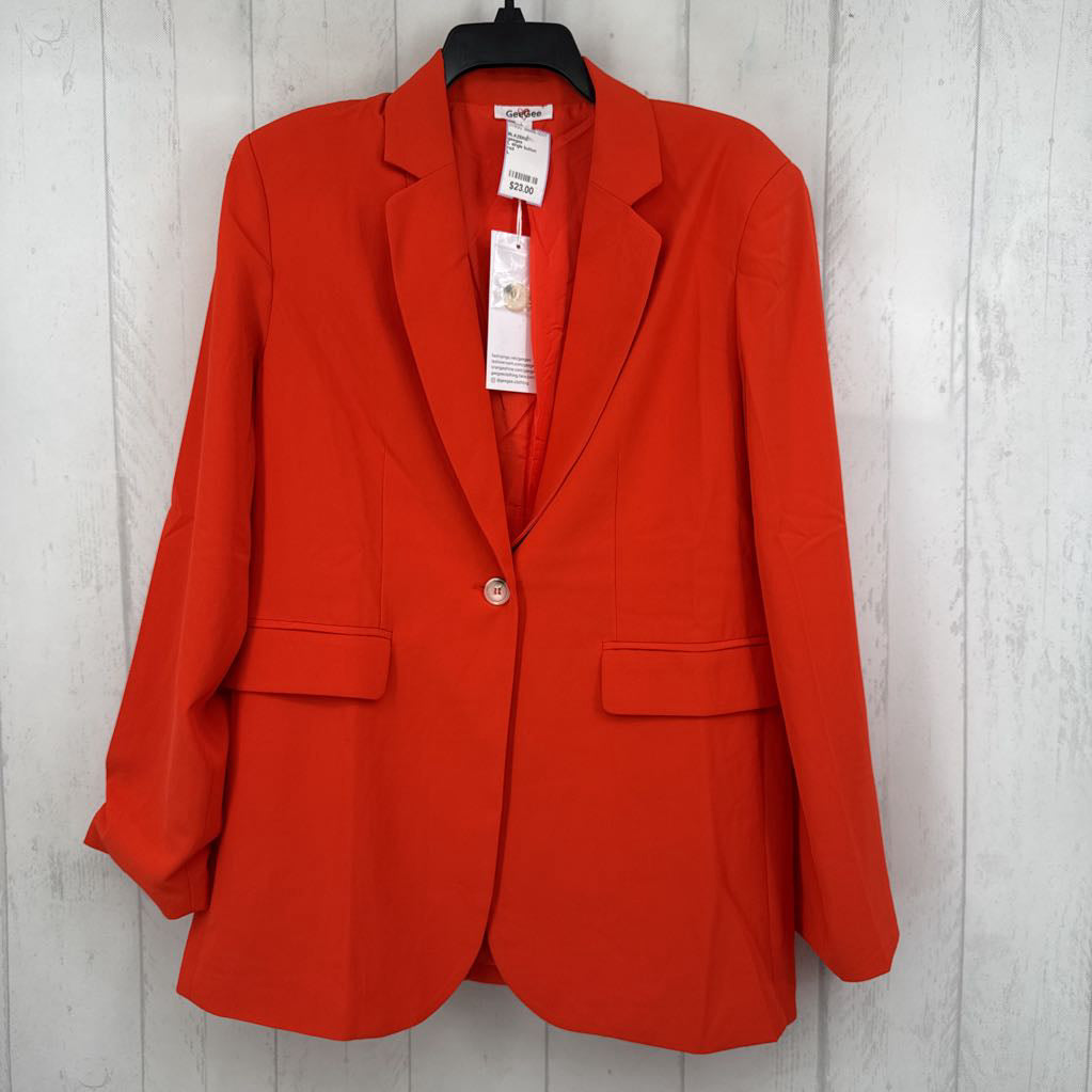 L single button blazer