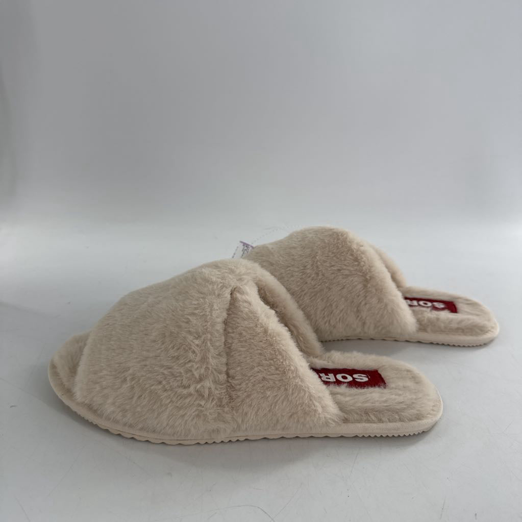 6 fuzzy slippers