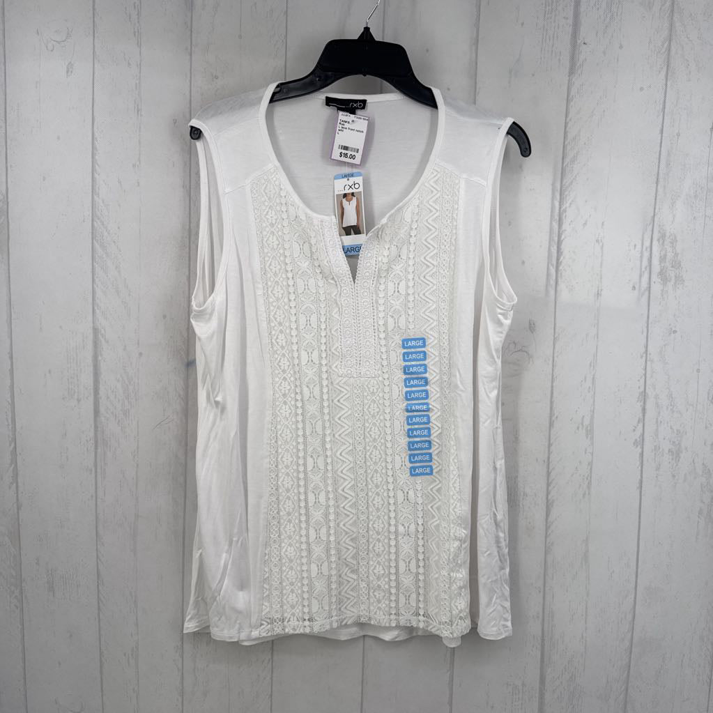 L lace front notch tank