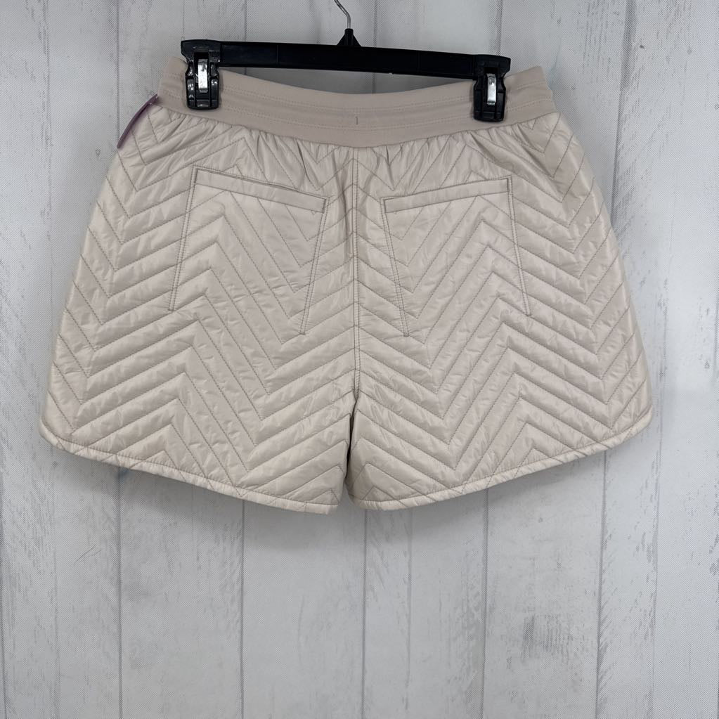 R89 2 quilted drawstring shorts