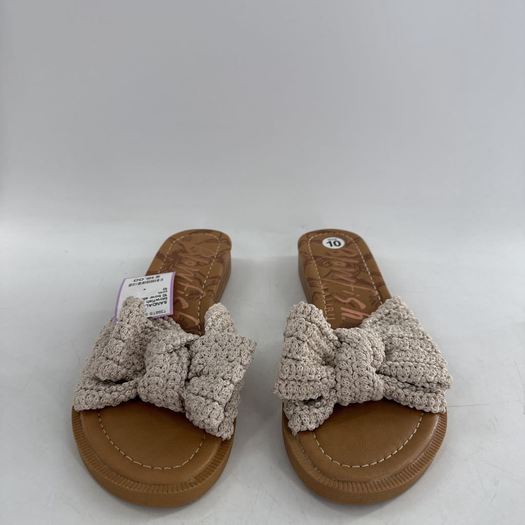 10 bow slide sandals