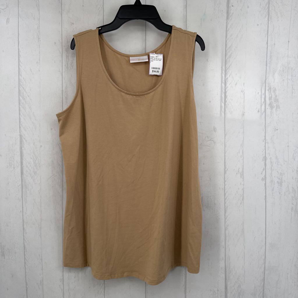 L scoop neck tank