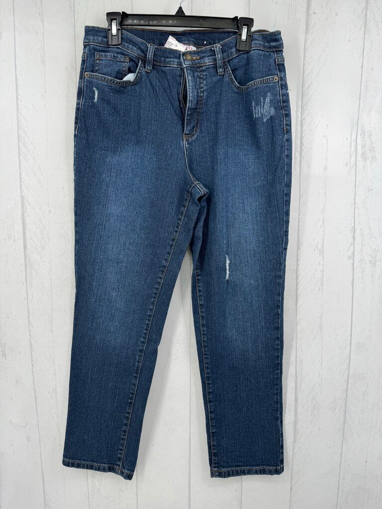 12 straight leg jean