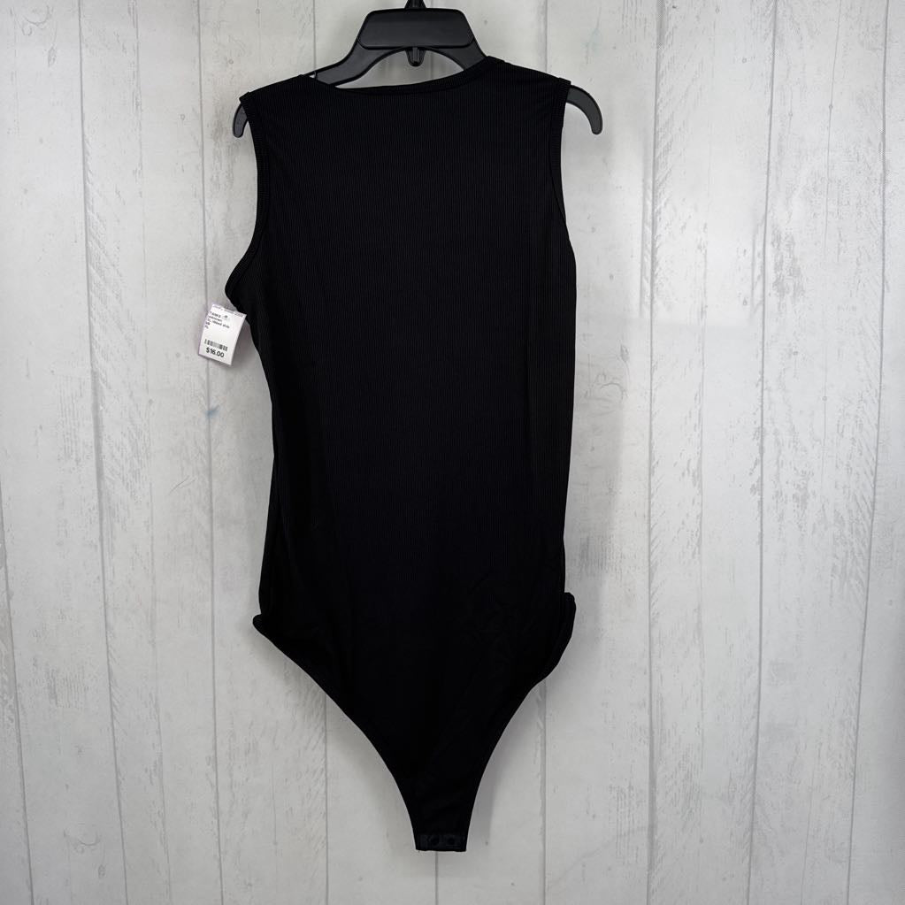 XL ribbed slvls bodysuit