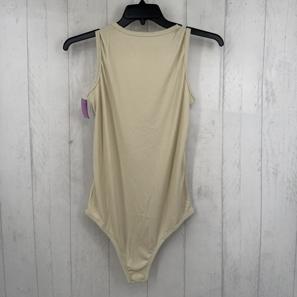 L ribbed slvls bodysuit