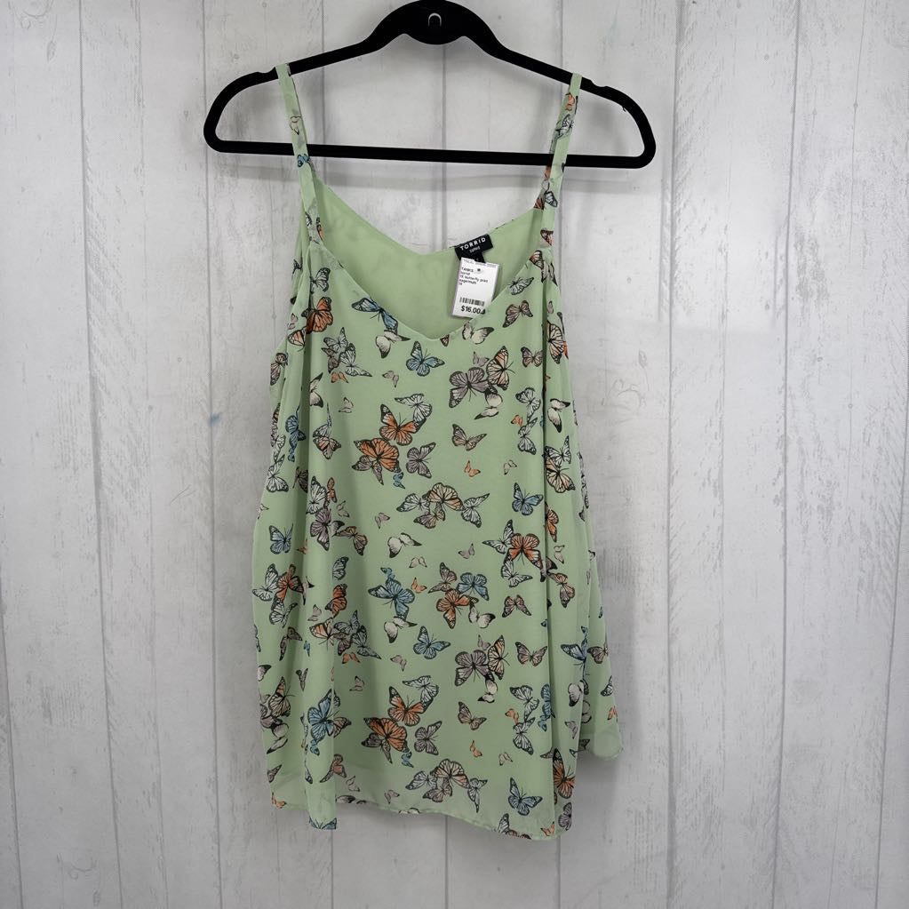 1X butterfly print tank