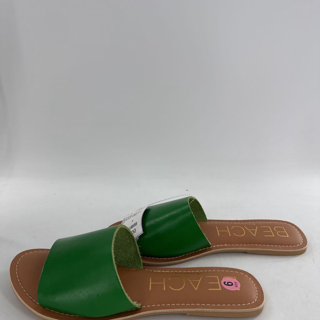 9 leather slide sandal