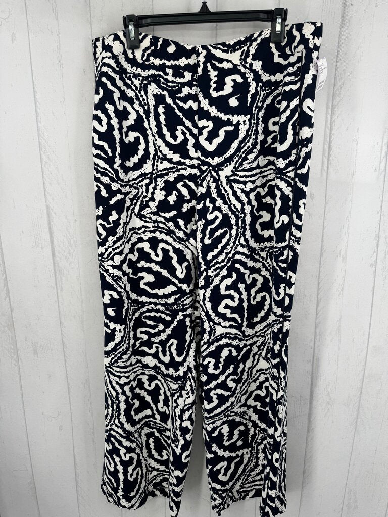 16 printed wide leg pant