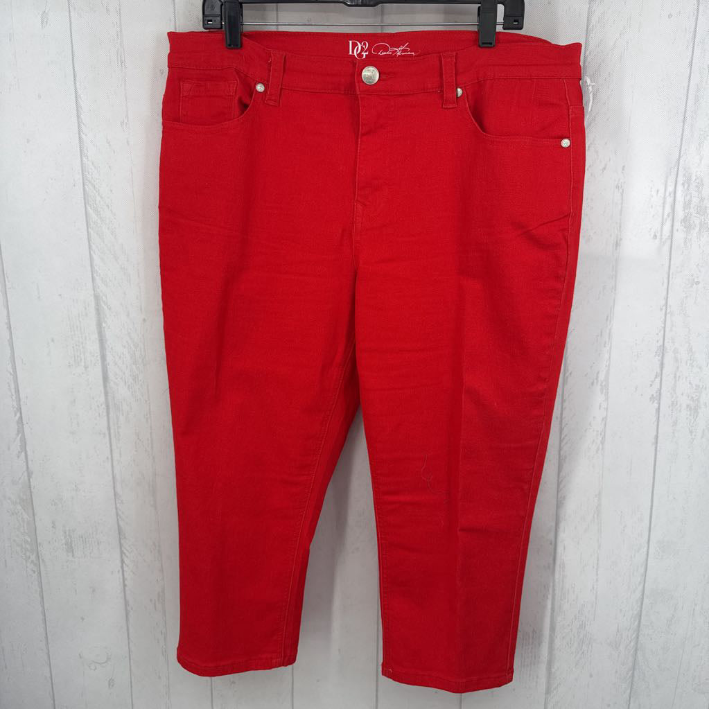 16pw stretch denim capris