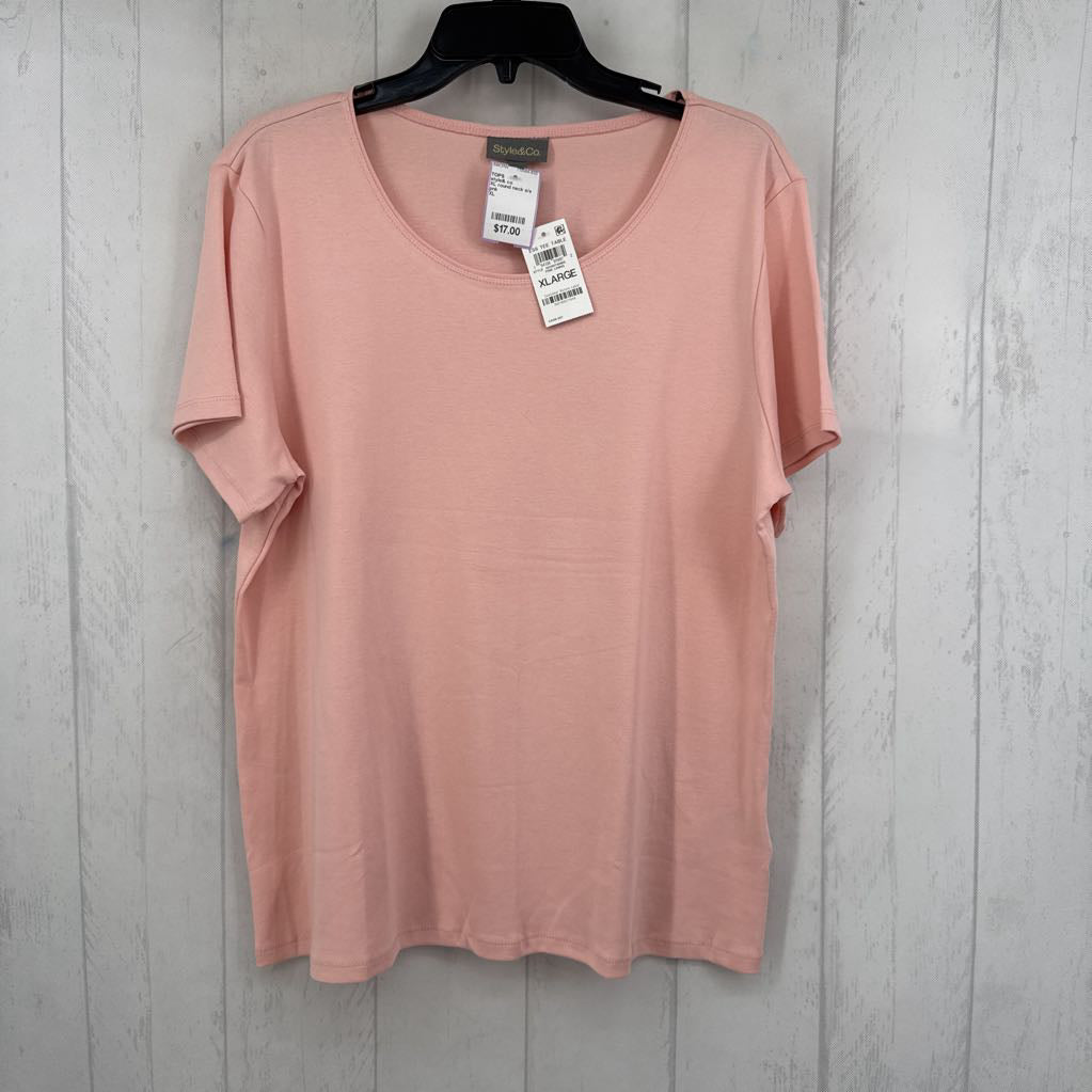 XL round neck s/s tee