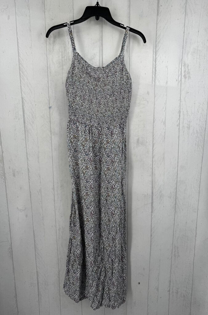 M floral print smocked sundress