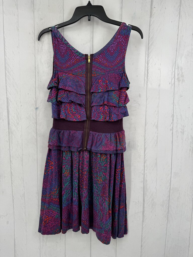 XS slvls print tiered ruffle dress