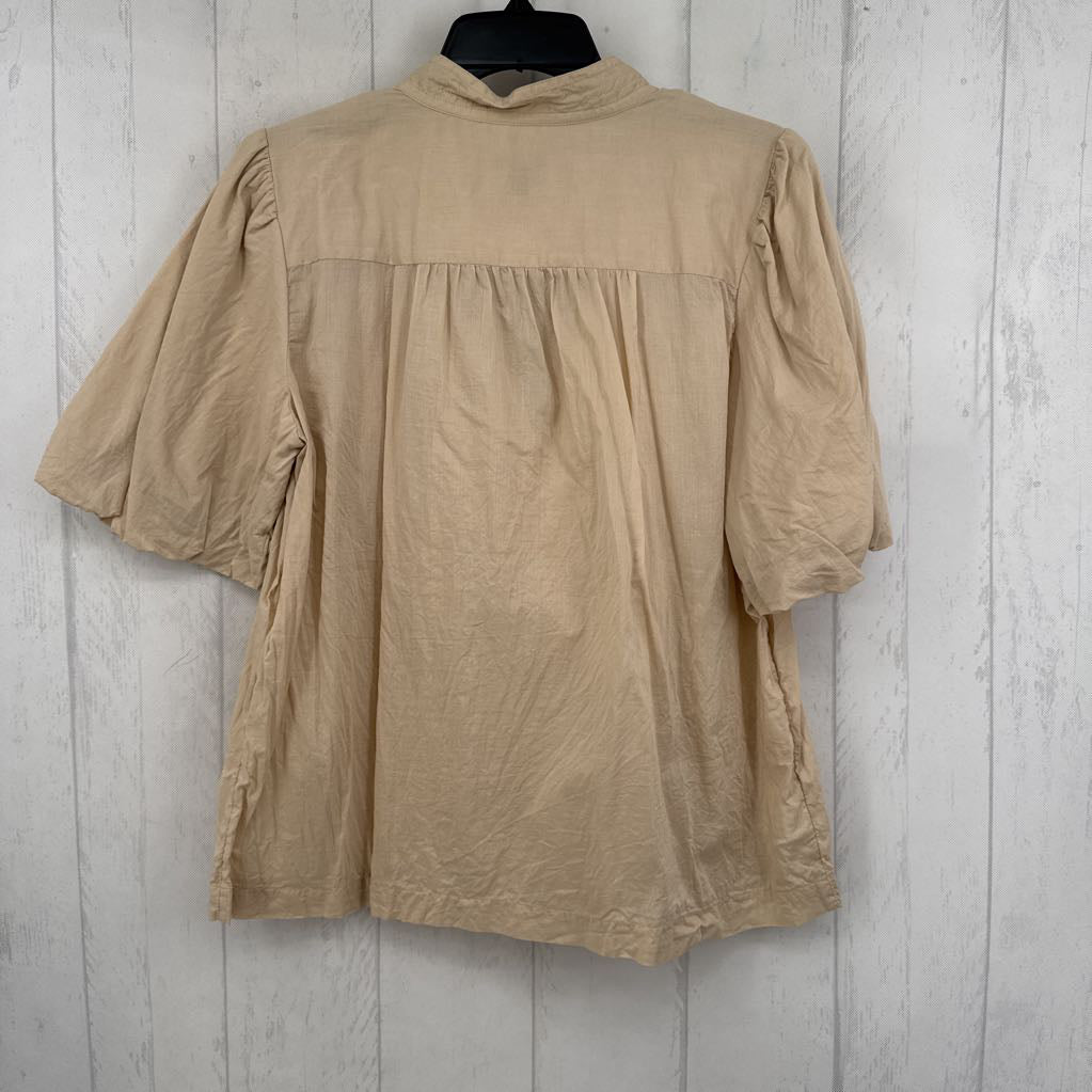 L split neck s/s top