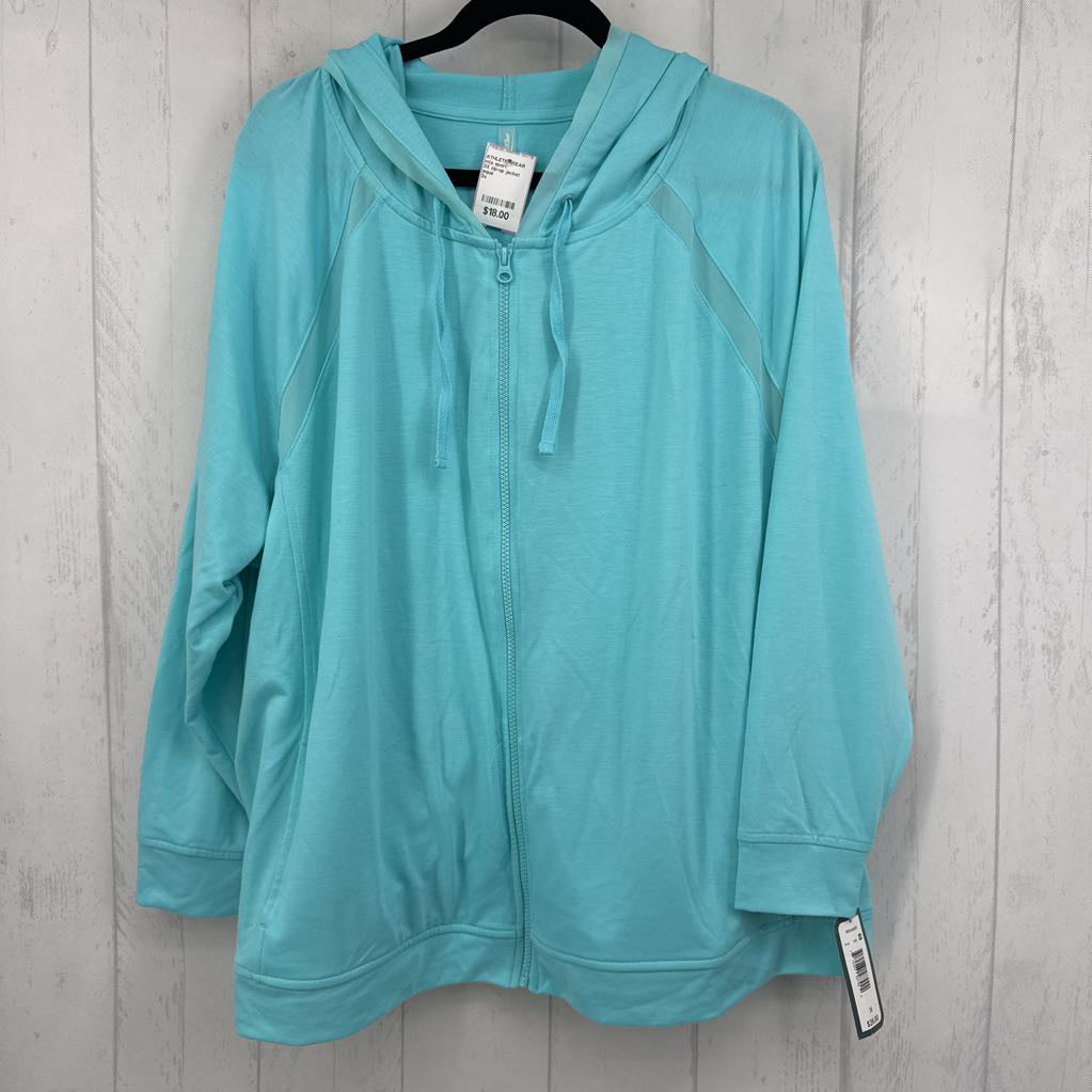 3X zip-up jacket